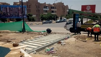 جهاز مدينة الشروق يبدأ تطوير ميدان طبيب الغلابة محمد مشالي