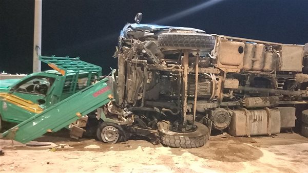 حادث تصادم بأسيوط