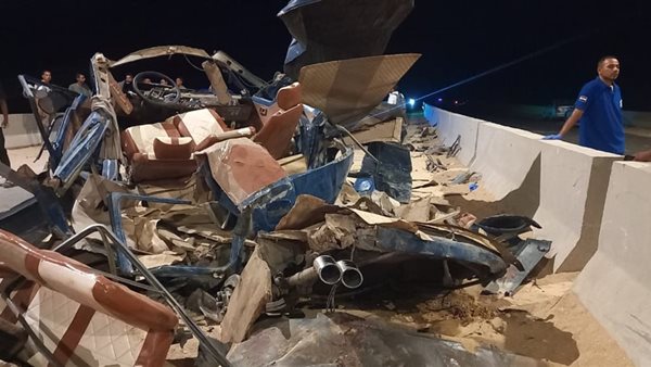 حادث تصادم بأسيوط