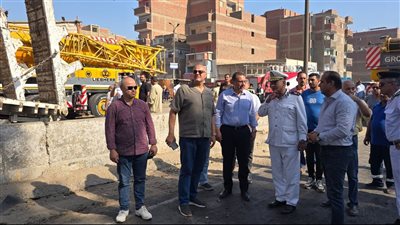 عقب إصلاحه.. عودة الحركة المرورية لطبيعتها على الطريق الزراعي بعد رفع كوبري مشاة طوخ