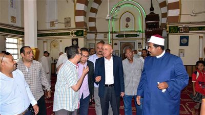  محافظ الأقصر يتفقد أعمال تطوير مسجد سيدي أحمد النجم