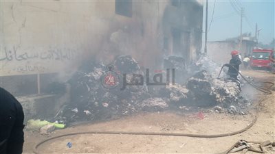بـ 6 سيارات إطفاء.. السيطرة على حريق في مصنع قطن بالغربية 