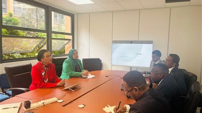 وزيرة البيئة تلتقي نظيرها الصومالي لبحث تعزيز سبل التعاون البيئي بين البلدين