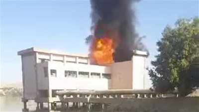 السيطرة على حريق محول كهرباء بمحطة ري في كوم أمبو بأسوان