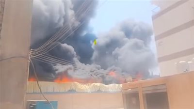 اندلاع حريق داخل مصنع بأبو صير في البدرشين