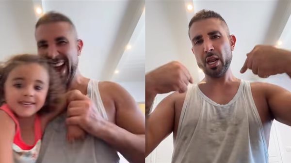 أحمد سعد وابنته