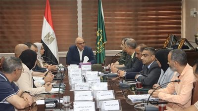 محافظ القليوبية يناقش إنشاء كوبري 