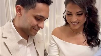 نادية مصطفى تحتفل بخطوبة ابنتها همسة