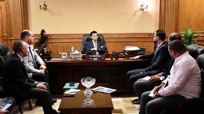 وزير الرياضة يلتقي رئيس اتحاد الجودو