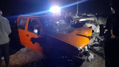 بينهم سيدتان.. ننشر أسماء مصابي حادث تصادم سيارتين في قنا