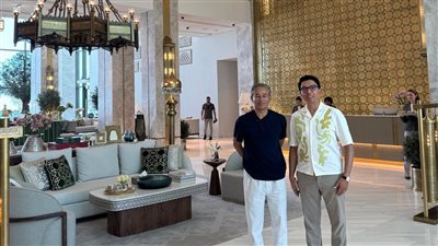 رفقة محمد العبار.. رئيس مدغشقر يزور فندق The palace أحدث مشروعات إعمار مصر