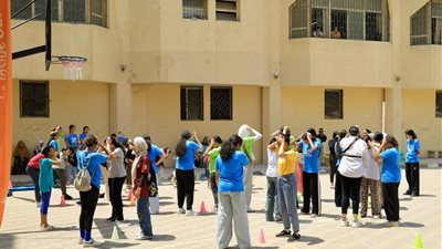 التضامن تنفذ مجموعة من الأنشطة التثقيفية والرياضية والترفيهية بمؤسسة فتيات العجوزة| صور