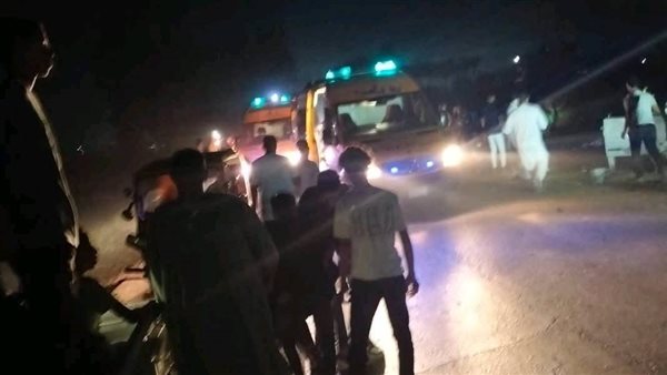 حادث انقلاب سيارة