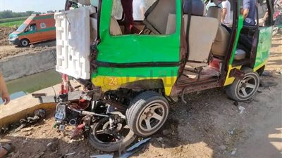 أبوه فاق من الغيبوبة وسأل عليه.. انتشال جثمان صغير من ترعة بالمنوفية بعد حادث تصادم مع والده