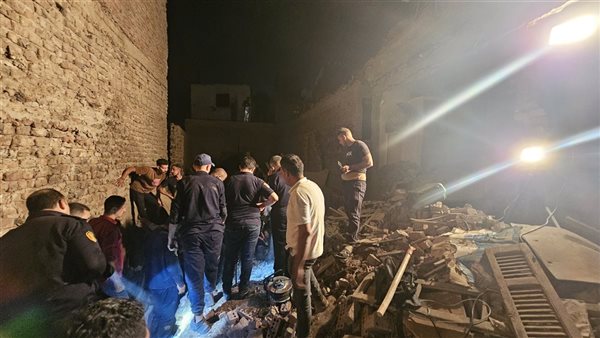 انهيار منزل بأسيوط