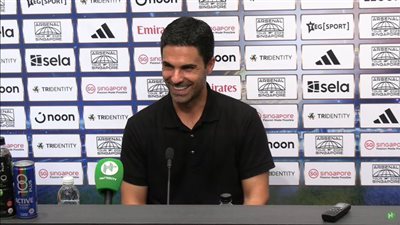 أرتيتا: جيوكيريس شغوف وجاهز للتألق.. وزوبيميندي ذكي ومتأقلم 