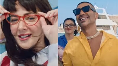 أشرار.. ديو غنائي جديد يجمع أحمد سعد ودنيا سمير غانم ضمن أحداث فيلم روكي الغلابة 