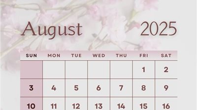 باقي إجازتين فقط لنهاية العام.. جدول الإجازات الرسمية خلال شهر أغسطس 2025