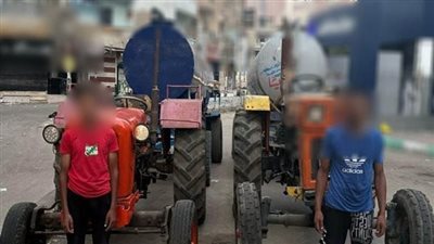 القبض على قائدي جرارين لتفريغهما مياه صرف صحي بإحدى الترع في الشرقية 
