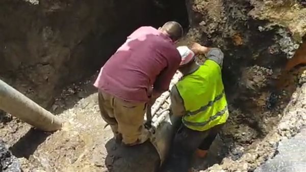 كسر خط مياه - أرشيفية
