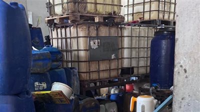 ضبط 25 طن منظفات مغشوشة ومجهولة المصدر في حملة تموينية بالمنوفية