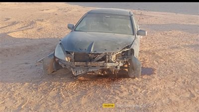 إصابة 5 أشخاص إثر انقلاب سيارة ملاكي بالطريق الصحراوي الغربي بأسوان 