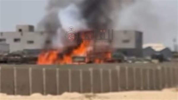 جانب من الحادث 