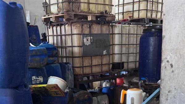 ضبط 25 طن منظفات