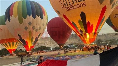 إلغاء جميع رحلات البالون الطائر بالأقصر بسبب سوء الأحوال الجوية