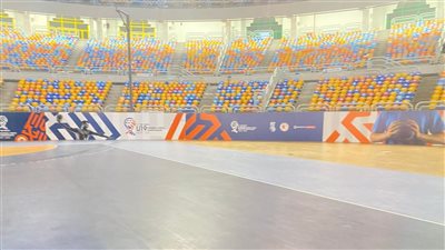 ستاد القاهرة يتزين لاستضافة بطولة العالم لكرة اليد تحت 19 عامًا | صور