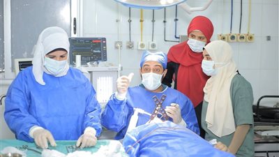خلال 24 ساعة.. 80 عملية جراحية و20 قسطرة قلبية بمستشفى أشمون بالمنوفية