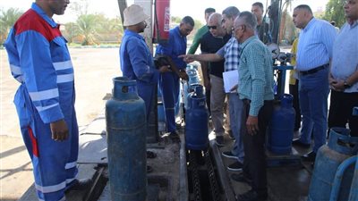 محافظ الوادي الجديد يشهد تجربة عملية للتعامل مع حوادث الحريق