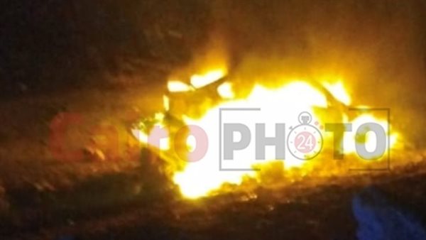 حادث اشتعال سيارة