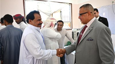 محافظ جنوب سيناء يتفقد لجان انتخابات مجلس الشيوخ | صور 