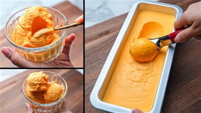 استغلي توافرها وفرحي ولادك.. طريقة عمل آيس كريم مانجو نادية السيد بوصفتين