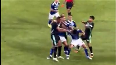 خناقة شوارع في مباراة كومو الإيطالي وريال بيتيس الإسباني الودية | فيديو