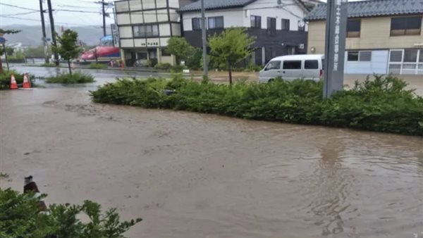 أمطار غزيرة في اليابان 