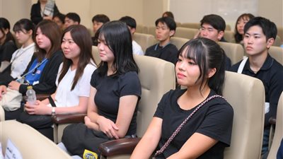 التضامن تستقبل وفدًا طلابيًا من جامعة كوانسي جاكوين اليابانية وهيئة الجايكا