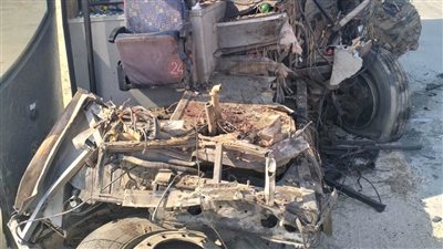 ارتفاع ضحايا حادث الطريق الصحراوي الشرقي إلى 9 أشخاص