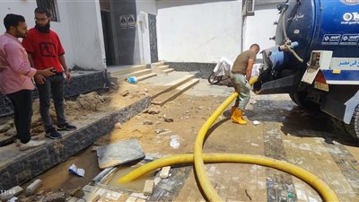 استجابة لما نُشر بشأن كسر بخط مياه في سندوب.. مياه الدقهلية تُصلح العطل رغم عدم اختصاصها