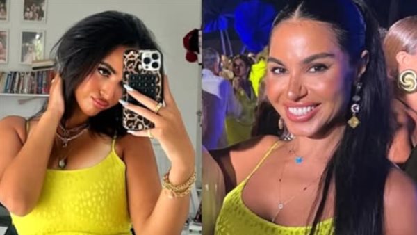 نسرين أمين وابنتها