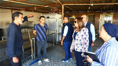 وزيرة البيئة تتابع سير العمل في محميتي وادى دجلة وقبة الحسنة