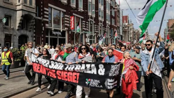 مظاهرات داعمة لغزة