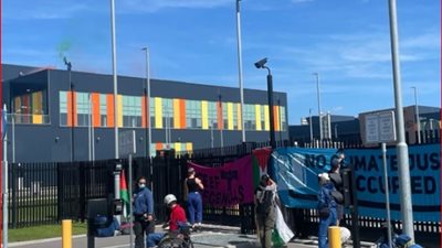 يخزن بيانات عسكرية إسرائيلية.. ناشطون في هولندا يحتجون على سطح موقع مايكروسوفت