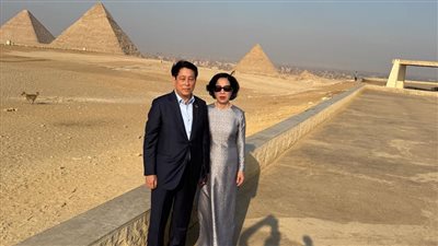  رئيس فيتنام يزور المتحف المصري الكبير وأهرامات الجيزة | صور 