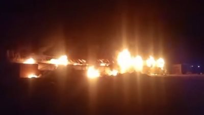 السيطرة على حريق بمصنع أحذية بالقلج دون إصابات والدفع بـ 5 سيارات إطفاء 