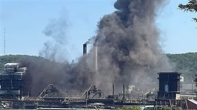 انفجار ضخم في مصنع للصلب بولاية بنسلفانيا الأمريكية يخلف عشرات الإصابات 