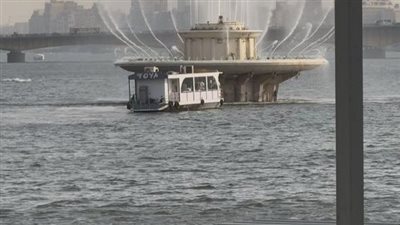 محافظة القاهرة: إعادة صيانة وتشغيل نافورة النيل | صور