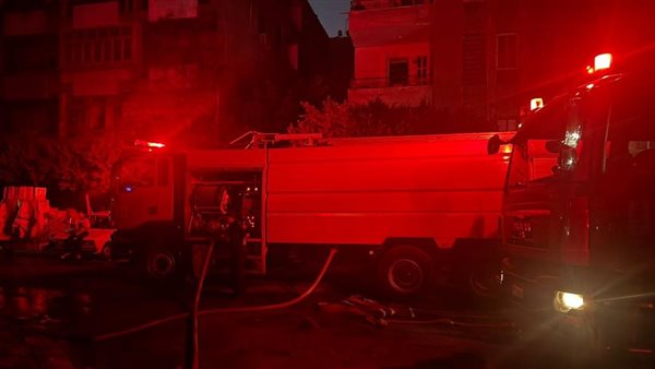 جانب من الحريق 