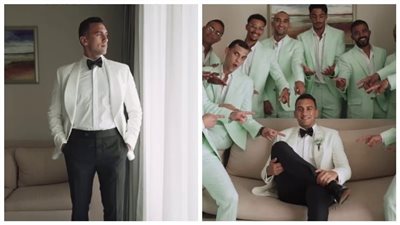 أحمد الجندي صاحب ذهبية أولمبياد باريس يحتفل بزفافه في الساحل الشمالي